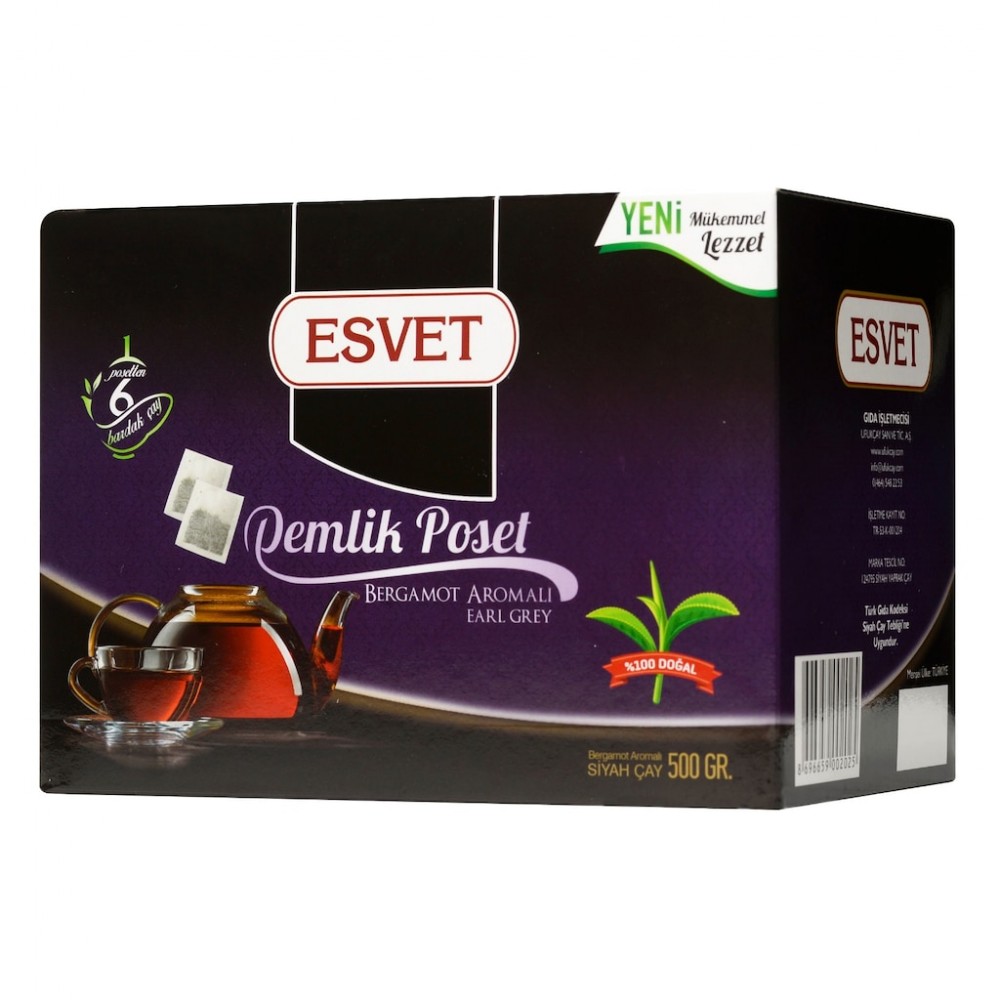 Esvet%20Bergamotlu%20Demlik%20Poşet%20Çay%20-%20500%20Gr